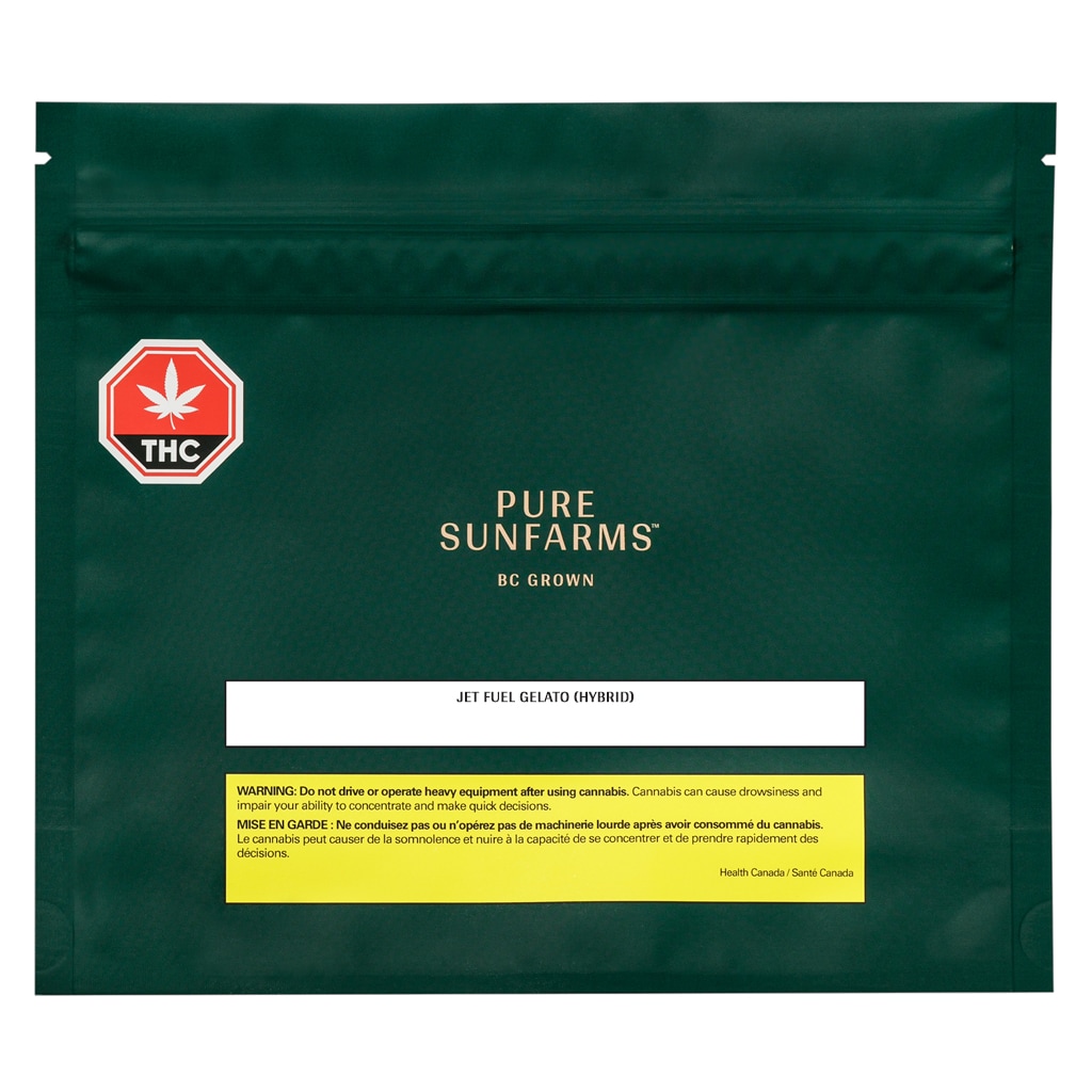 Pure Sunfarms Jet Fuel Gelato Cannabis Flower